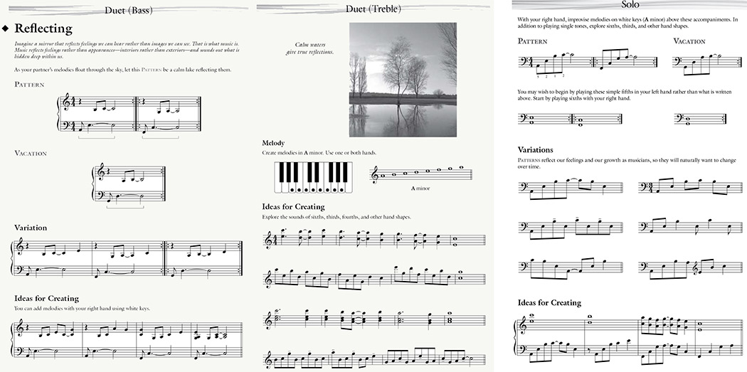 Excerpts from Pattern Play Book 1 Used by permission of The Frederick Harris Music Co., Limited